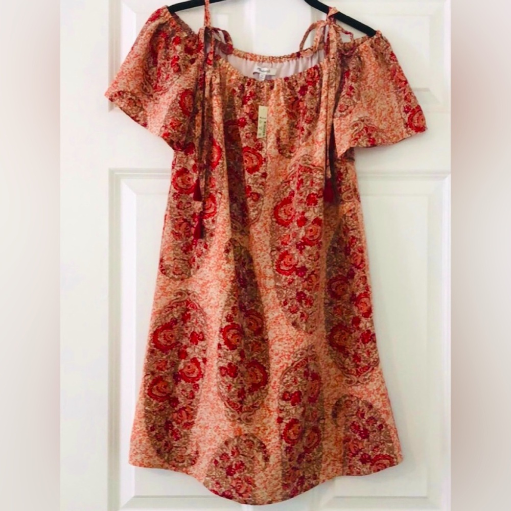 Madewell 100% silk dress NWT size XS
